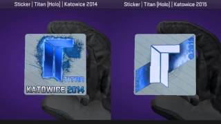 Titan Katowice Holo Stickers CSGO [upl. by Adur659]