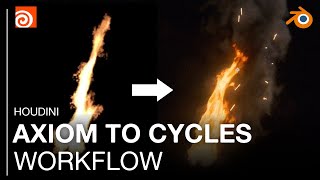 HOUDINI AXIOM Pyro Workflow  Houdini  Cycles  After Effects [upl. by Nolahp]