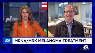 Moderna CEO Stephane Bancel on melanoma treatment development A big day for patients [upl. by Schapira]