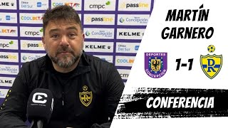 Conferencia  Martín Garnero tras empate entre Deportes Concepción y Rengo [upl. by Mayram]