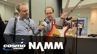 Godin Dorchester Short Scale Bass  Cosmo Music at NAMM 2018 [upl. by Grady]