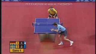 Table Tennis Athens 2004 Waldner vs Boll  part 2 [upl. by Ydde409]