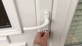 Loose upvc handles by www mccallumlocksmiths co uk [upl. by Yenots880]