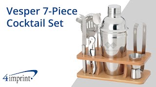 Vesper 7 piece Cocktail Set by 4imprint [upl. by Vevina]