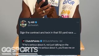 Noah Lyles Responds to Tyreek Hill Claps Back at Haters [upl. by Michale]