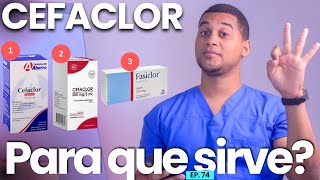 CEFACLOR PARA QUE SIRVE  3 COSAS [upl. by Aicemed]