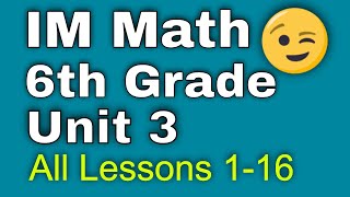 😉 6th Grade Unit 3 All Lessons 116  Unit Rates and Percentages  Illustrative Mathematics [upl. by Dane]