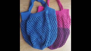 How to Make a Large Crochet Market Bag  Crochet Pattern from Etsy [upl. by Heman95]