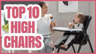 Best High Chair 2020  TOP 10 Baby High Chairs 2020 [upl. by Gamal402]