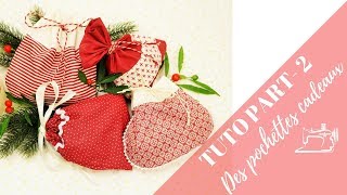 TUTO  COMMENT COUDRE DES POCHETTES CADEAUX PART2 🌺Samba Sisters Touch [upl. by Rotce]