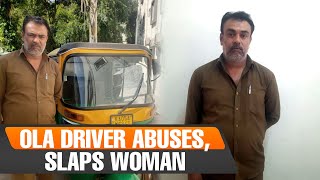 Ola drivers abuses slaps woman passenger Driver arrested probe underway  News9 Live [upl. by Liza]