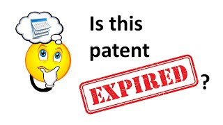 How to Check if a Patent is Expired [upl. by Ainuj]