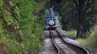 Thomas The Tank Engine  Black Horse Rd quotTree Tunnelquot  Strasburg Rail Road PA  Sept 17 2023 4K [upl. by Maximilien926]