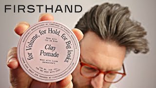 Firsthand Clay Pomade  recenzja matowej glinki do włosów [upl. by Marilyn477]