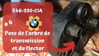 Pose de larbre de transmission et du flector  BMW E46 CIA 330 [upl. by Lihcox]