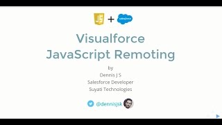 Visualforce JavaScript Remoting [upl. by Abbie435]