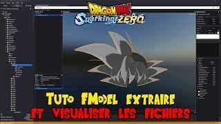 Dragon Ball Sparking Zero Mods  Tuto FModel extraire et visualiser les fichiers [upl. by Einnos121]