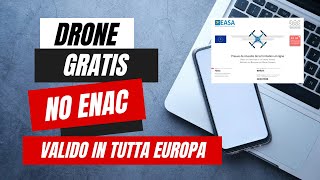 Patentino DRONE GRATIS in 3 minuti [upl. by Duston]