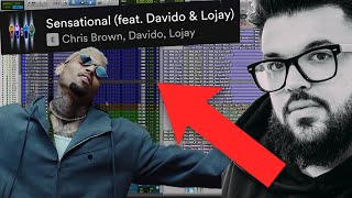 Teezio Chris Brown Sensational ft Davido Lojay Mix Breakdown [upl. by Iht]