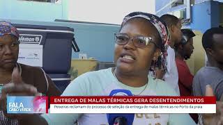 Entrega de mala térmica gera desentendimentos  Fala Cabo Verde [upl. by Hubing]