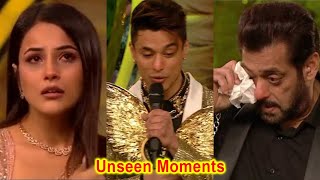 Shehnaaz Gill and Salman Khan Crying Emotional unseen moments from Bigg Boss 15 [upl. by Mylan299]