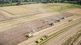 4 Mähdrescher im Erzgebirge  Ernte 2024  John Deere T660i  Sachsens Agrarfilmer [upl. by Anaerb]