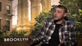 BROOKLYN Emory Cohen Talks Growing Up In New York City [upl. by Aryamo]