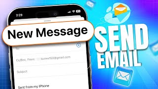 How to Send an Email on Your iPhone Using Mail Apps  StepbyStep Guide to Sending Emails on iPhone [upl. by Arocat]