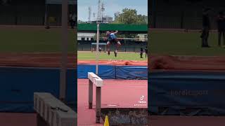 200M HIGH JUMP jumptechnique jesus athletics jump jumping verticaljumptraining [upl. by Aidnac]