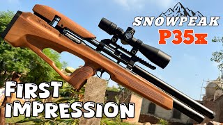 Snowpeak P35x the Beauty  Review amp Unboxing  hunting airgun [upl. by Ennair]