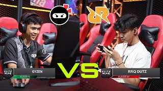 FUNMATCH GYZENN VS RRQ DUTZ GUA PRANK PRO PLAYER LANGSUNG DI STAGE OFFLINE🤣 [upl. by Nolyaw]