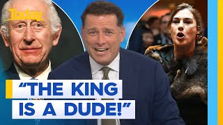 Karl Stefanovic comes to Kings defence after senators outburst  Today Show Australia [upl. by Stanfill]