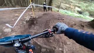 Innerleithen Enduro 2024 Stage 2 Spanner into Greg Jollifes [upl. by Sand77]