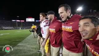 Sights and Sounds The Rose Bowl  USC vs Penn State [upl. by Anahs12]