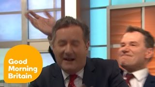 Piers Morgan Gets SLAPPED By Richard Arnold  Good Morning Britain [upl. by Yelnik]