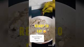 Overnight oatsweight loss breakfast recipe food healthy oatsforweightloss oatsforbreakfast [upl. by Milde]