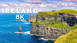 IRELAND • Scenic Relaxing Movies with Peaceful Relaxing Music and Ultra 8K HD Nature Videos 🎥 [upl. by Cummings]