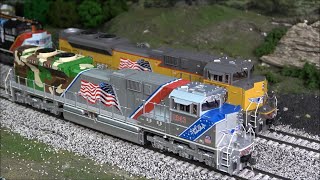 Review New MTH HO SD70ACes KCS UP 1943 9096 amp 1111 DCC w ProtoSound 30 DCS DC [upl. by Acnairb962]