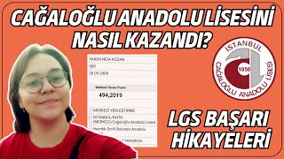 Cağaloğlu Anadolu Lisesini Nasıl Kazandı 494 Puan  LGS Başarı Hikayeleri [upl. by Debra]