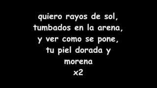 Jose De Rico  Rayos De Sol Lyric [upl. by Tezzil]