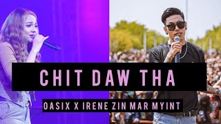 OASIX X IRENE ZIN MAR MYINT  ချစ်ဒေါသ  LYRIC VIDEO [upl. by Tony]