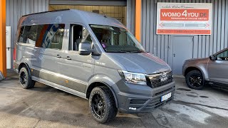 MAN TGE 4x4 Castello Camper von CargoClips mit Delta 4x4 Felgen 20 Zoll sowie Seikel Höherlegung [upl. by Whetstone754]