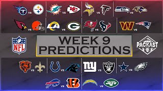 NFL Week 9 Predictions [upl. by Kenji]