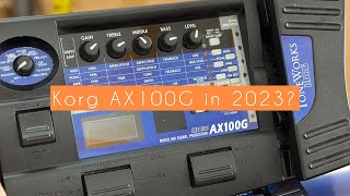 Korg AX100G in 2023  so WEIRD [upl. by Azeret]