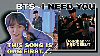 WEi  EngSub BTS quotI Need Youquot Their first in everything  Donghan predebut clip [upl. by Ardnauqal]