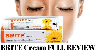 BRITE CREAM FULL REVIEW BEST CREAM FOR FAIRNESS [upl. by Ahsieyt60]