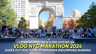 Vlog NYC Marathon 2024 Ep 05  Shake Out Run Terakhir sebelum NYC Marathon [upl. by Assyla]