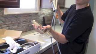 How to install a Kitchen Faucet StepbyStep [upl. by Elttil]