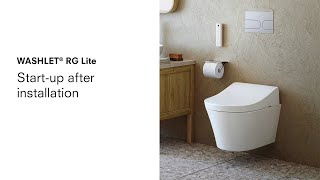 Quick start guide for WASHLET RG Lite [upl. by Enirual]