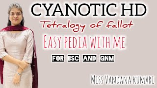 CYANOTIC HEART DISEASE TETRALOGY OF FALLOT FOR NURSING STUDENT [upl. by Onfroi]